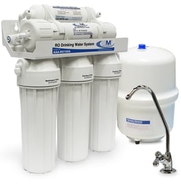 An RO (reverse osmosis) water filter