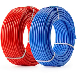 PEX piping for water supply lines in plumbing
