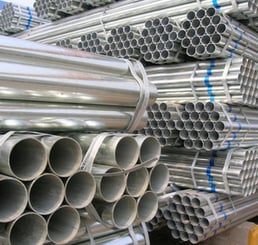 Galvanized pipes
