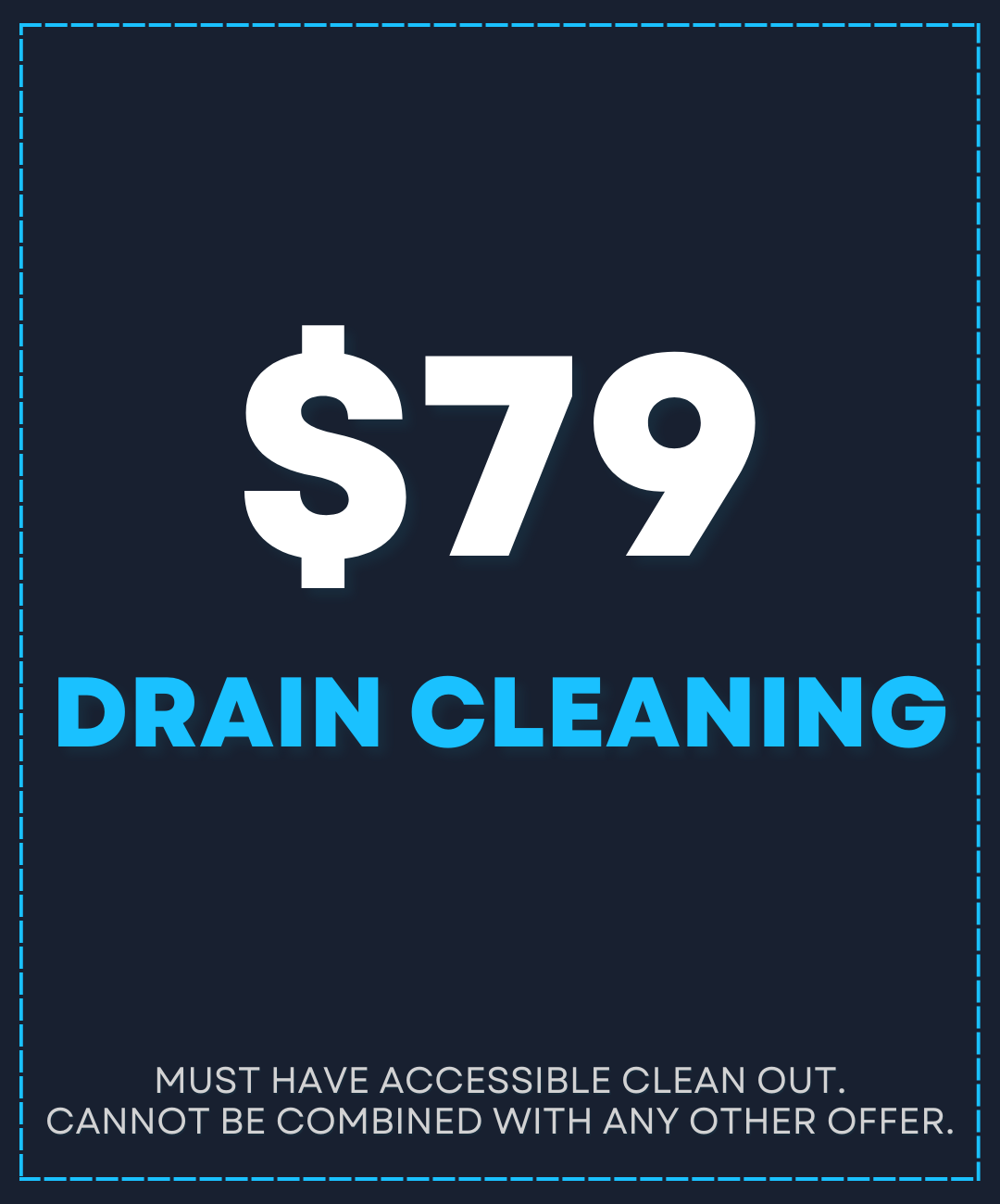 $79 drain cleaning coupon