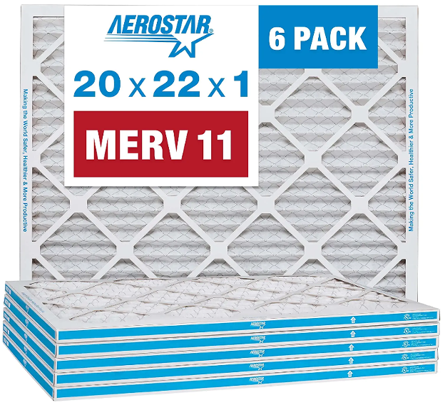 Aerostar Allergen & Pet Dander MERV 11 Pleated Filter