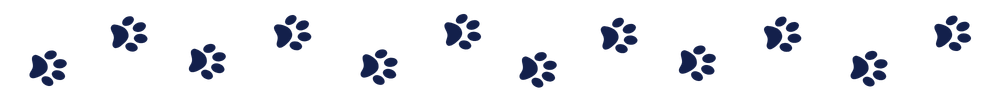 Paw print divider